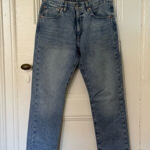 Men’s Levi’s Lot 551z Authentic Straight Blue Jeans